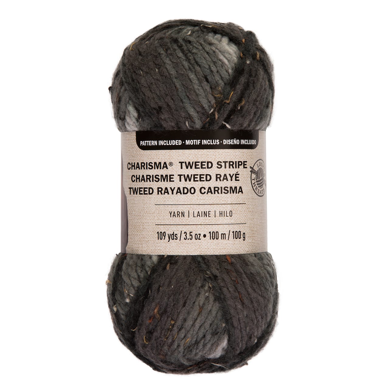 Charisma&#xAE; Tweed Stripe Yarn by Loops &#x26; Threads&#xAE;